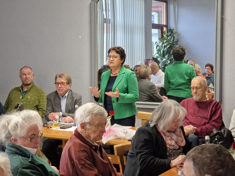 MdL Barbara Saebel (Bündnis 90/Die Grünen) am 23.11.2023 zu Besuch