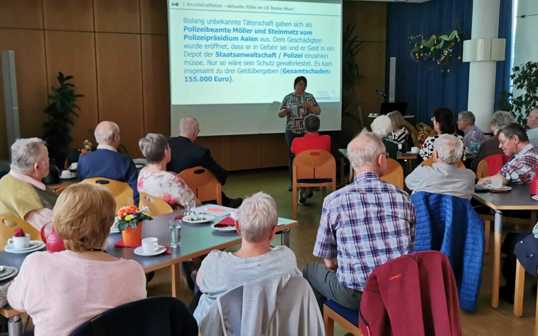 Gaunertricks gegenüber Seniorinnen und Senioren