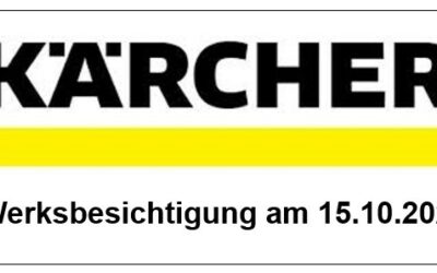 Regionalverband Stuttgart besucht die Firma Kärcher in Winnenden – den Weltmarktführer von Reinigungsgeräten
