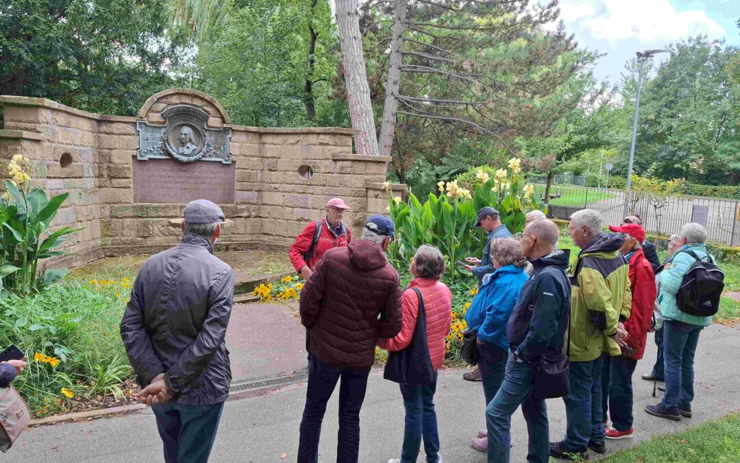 Rundgang Hölderlinmeile am 16.9.2025 in Lauffen am Neckar