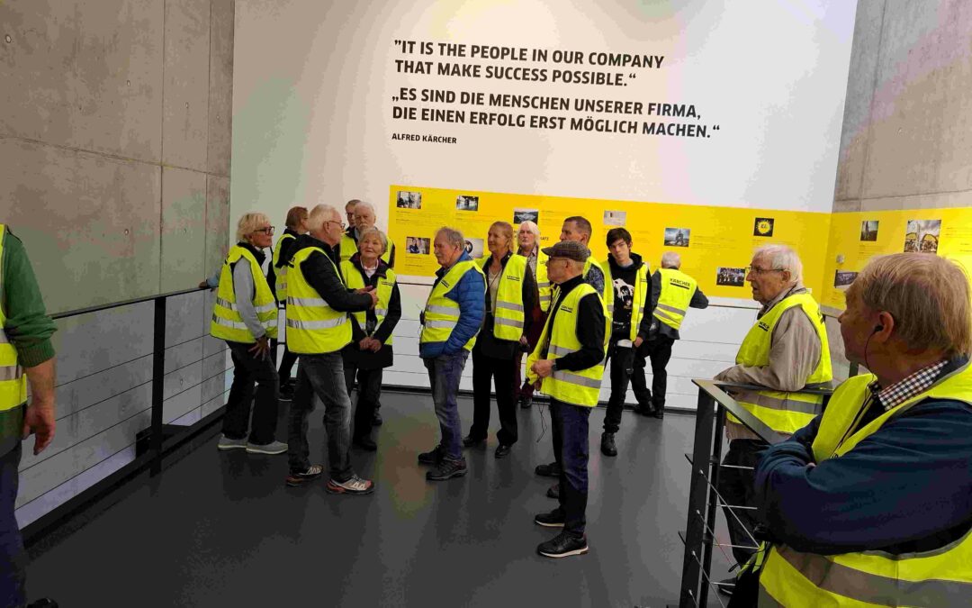 Firmenbesichtigung Kärcher Werk Winnenden am 21.10.2025