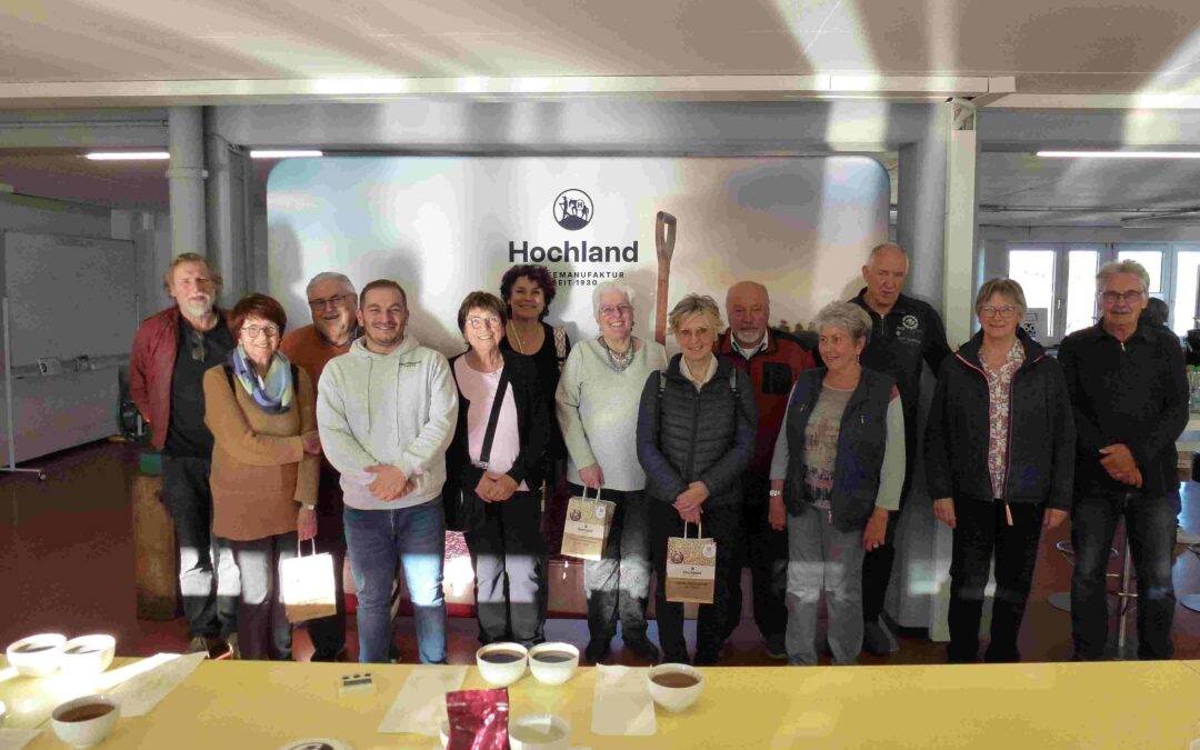 Besuch der Kaffeerösterei Hochland in Stuttgart – Degerloch