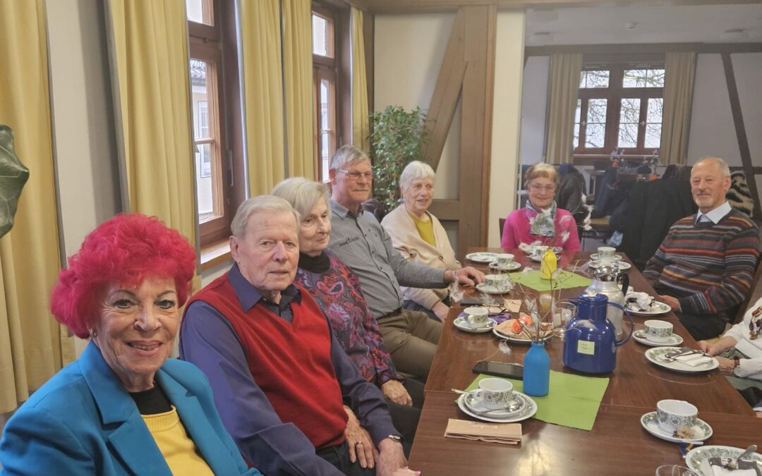 Nach fast 2 Monaten trafen wir uns in lockerer Runde im Bürgerhaus