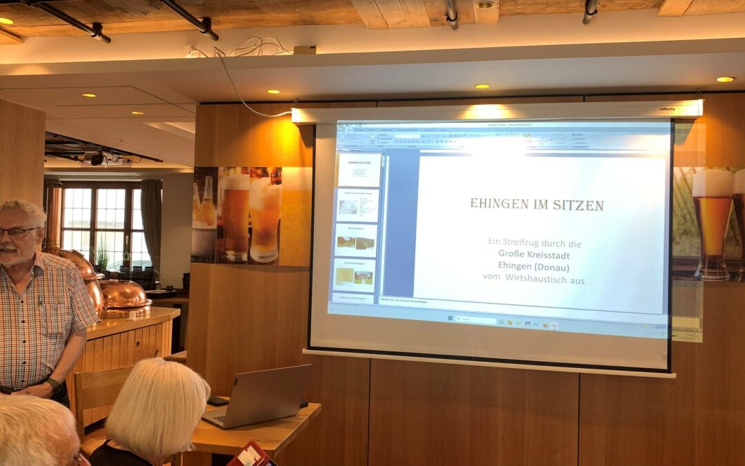 Ehingen – „Stadtführung im Sitzen“ mit Franz Romer