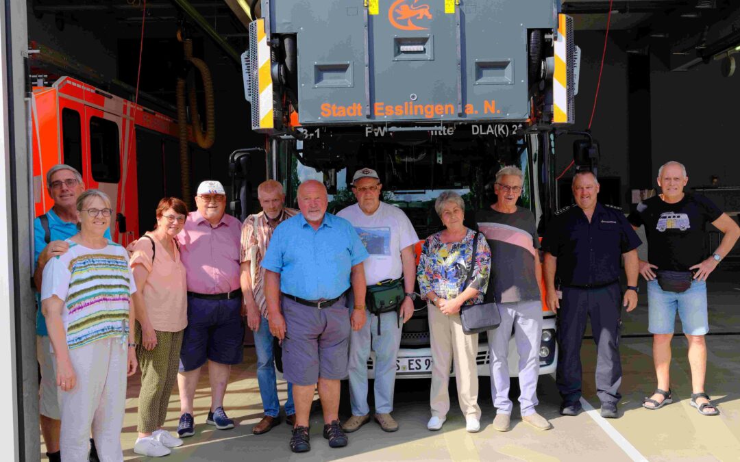 Besuch bei der Esslinger Feuerwehr
